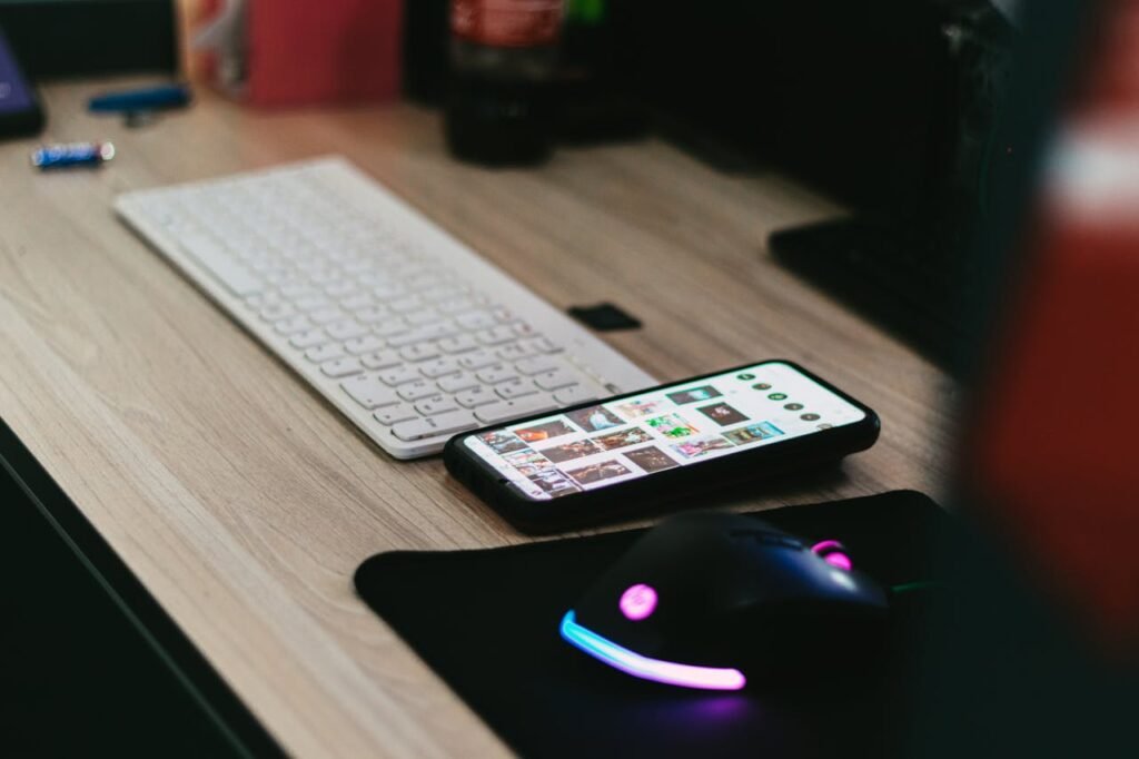 Premium gaming smartphone similar to ASUS ROG Phone gaming setup