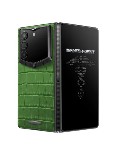 Vertu red leather luxury smartphone