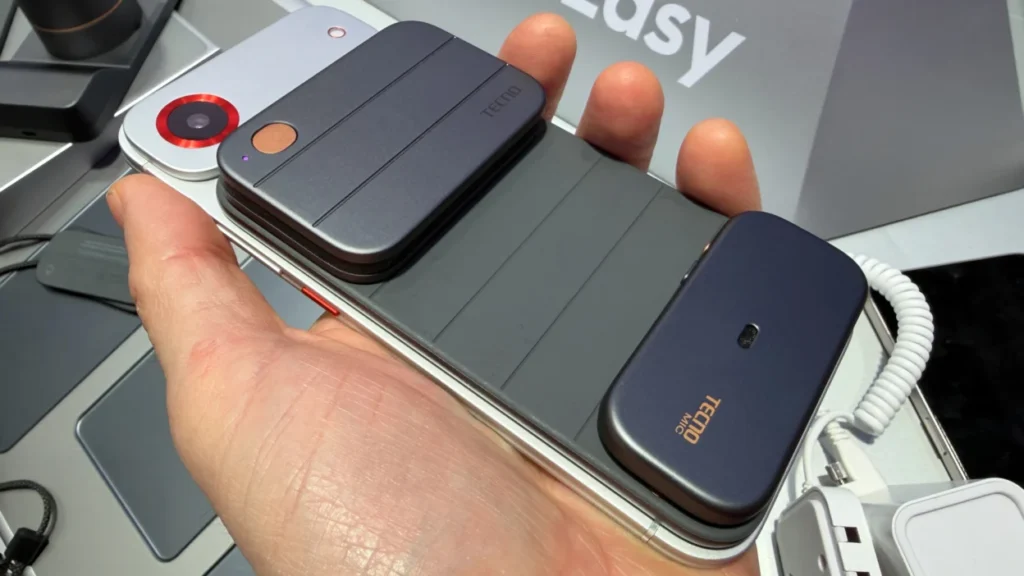 Future smartphone concept with premium modular design