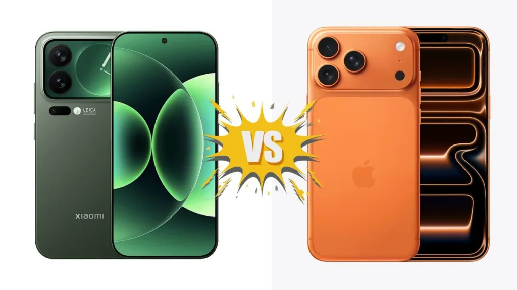 Xiaomi 17 Pro Max vs iPhone 17 Pro Max.