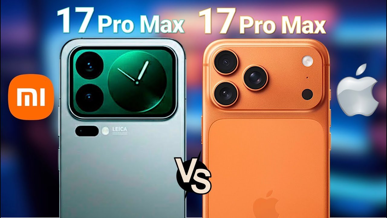 Xiaomi 17 Pro Max vs iPhone 17 Pro Max.