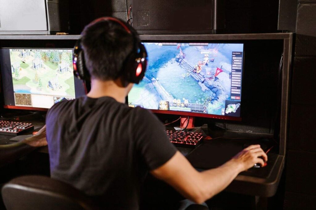 High refresh-rate gaming monitor