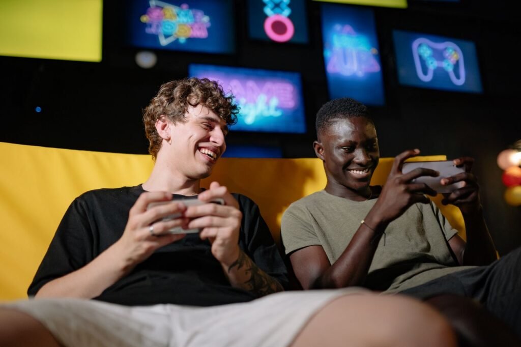 Gaming on a smartphone