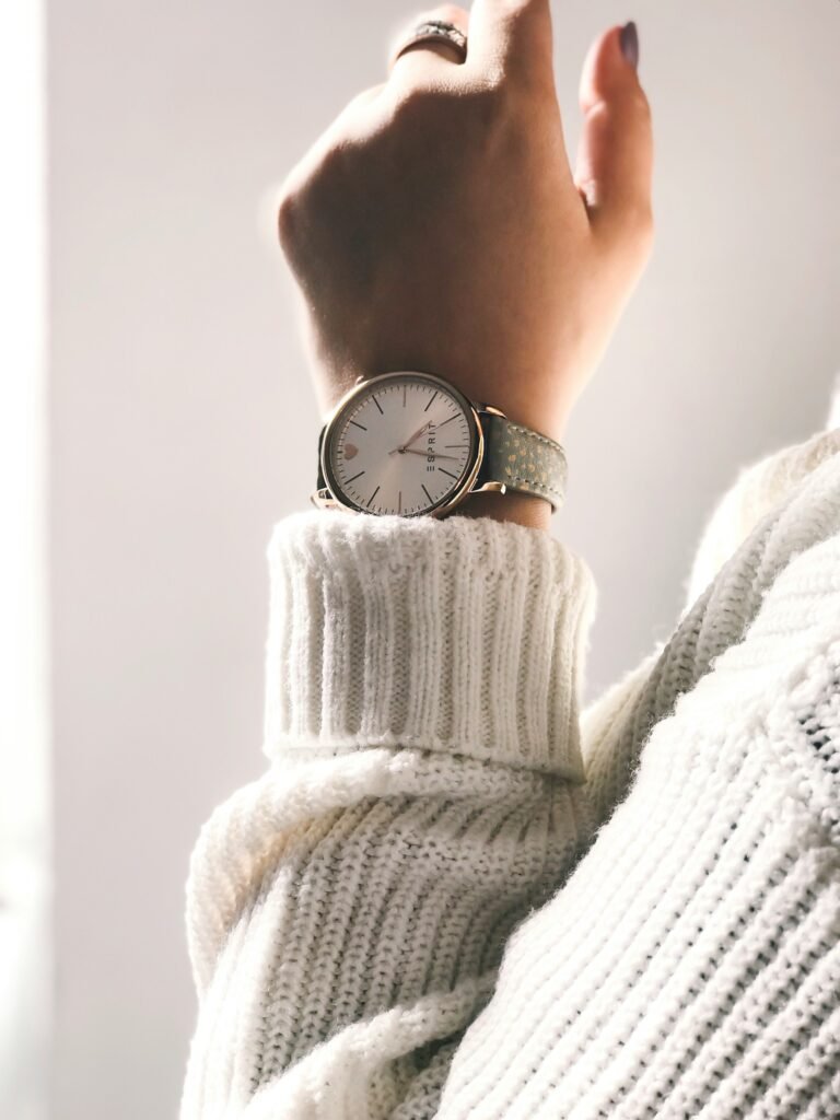 Elegant women's Swiss luxury watch with diamond accents
