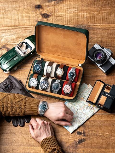 New Swiss luxury watch with original box and official documents