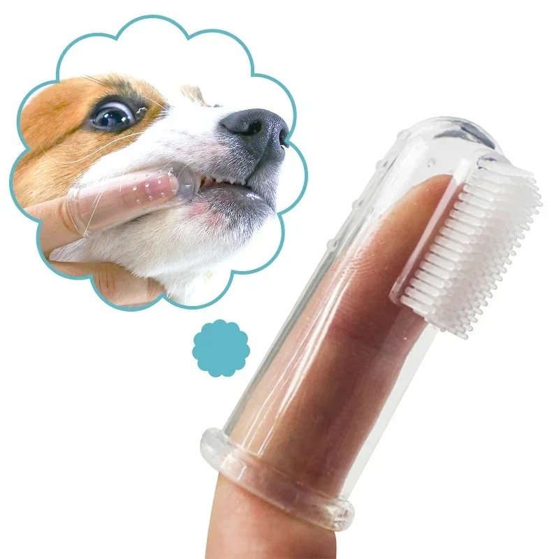 Soft Pet Finger Toothbrush for Dogs