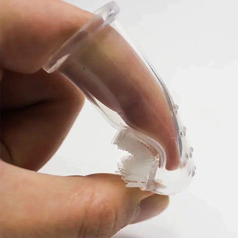 Soft Pet Finger Toothbrush for Dogs
