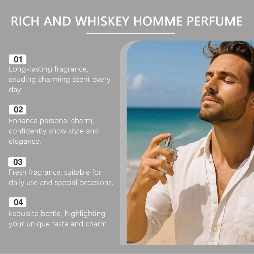 Man wearing Long Lasting Perfume for Men outdoors
