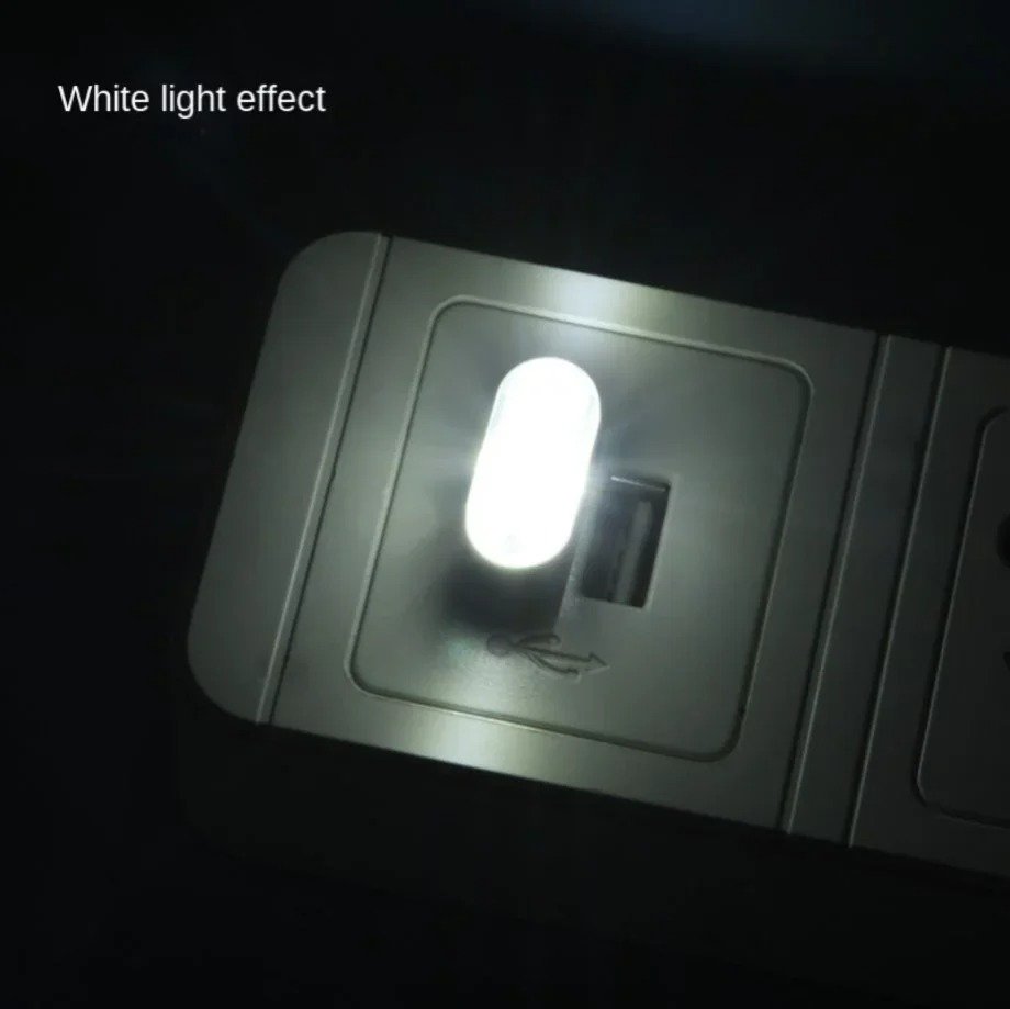 White USB Mini LED Atmosphere Light for clear lighting